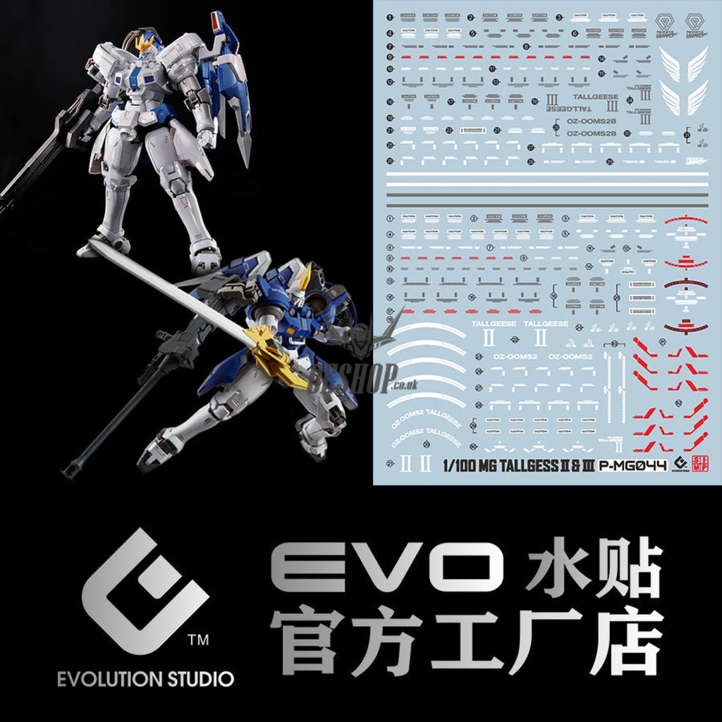Evo - E-M044 (Uv) Mg Tallgeese (2 3 Collection) Evolution Studio Decals