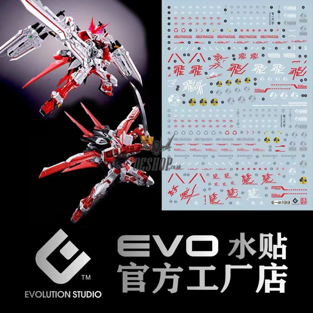 Evo - E-M133 (Uv) Mg Astray Red Dragon Evolution Studio Decals