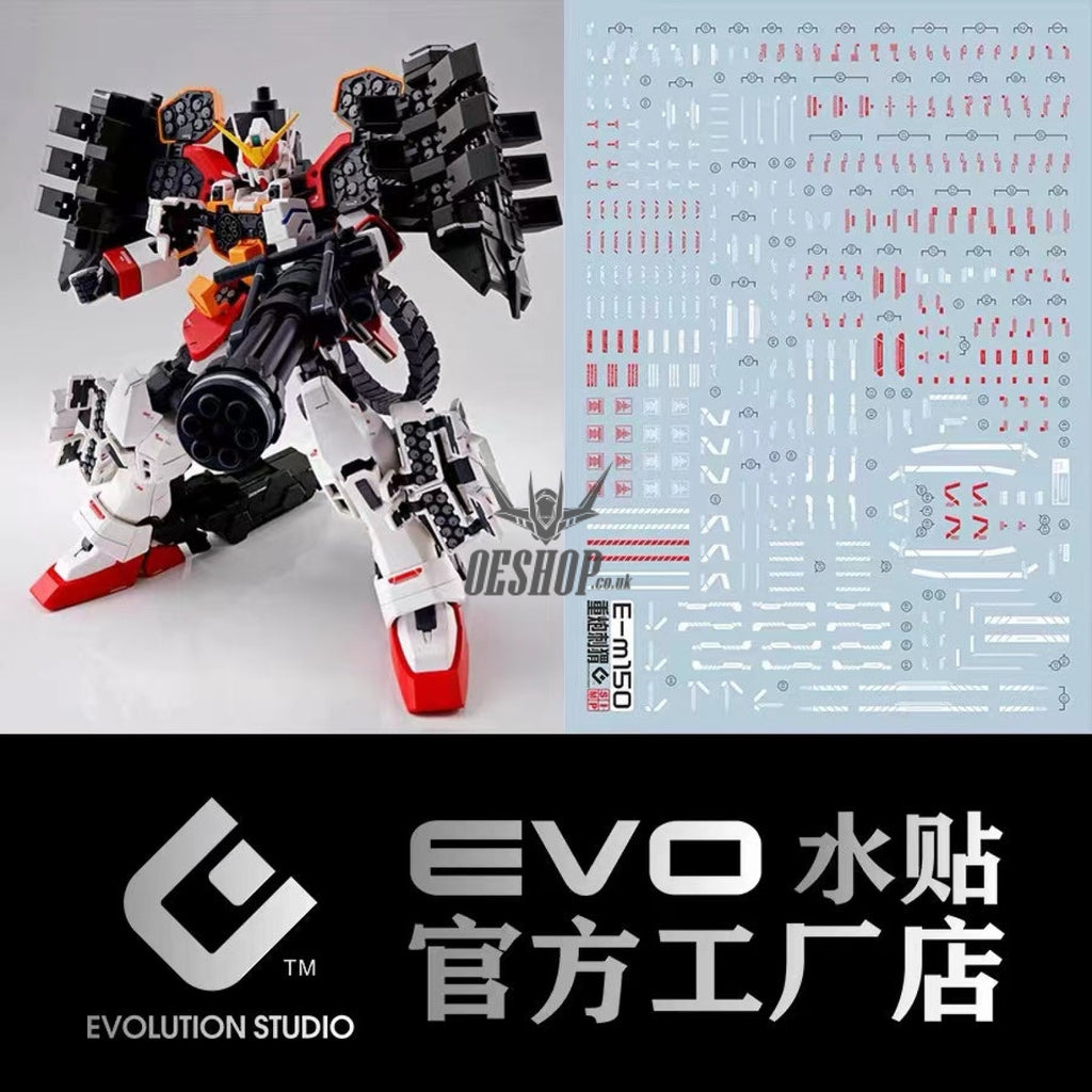 Evo - E-M150 (Uv) Mg-Gundam Heavyarms+Igel Armor Evolution Studio Decals