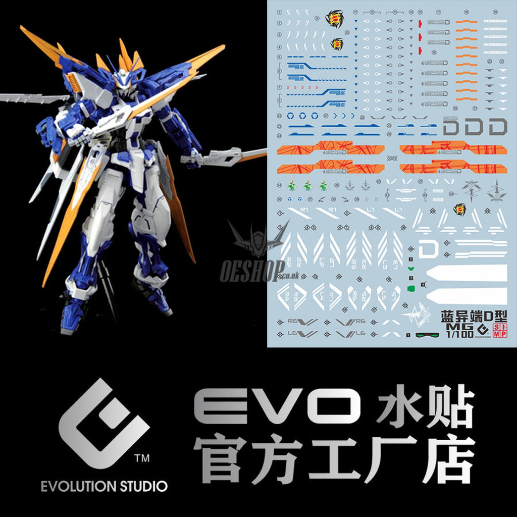 Evo - E-Mg182 (Uv) Mg Astray Blue Frame D Evolution Studio Decals