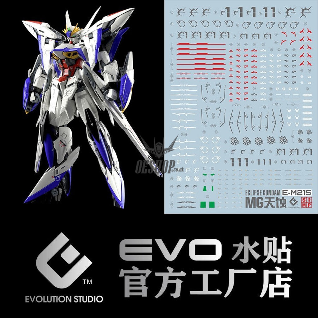 EVO - MG Eclipse Gundam E-MG215 Evolution Studio Decals Evolution Studio 3.59 OEShop