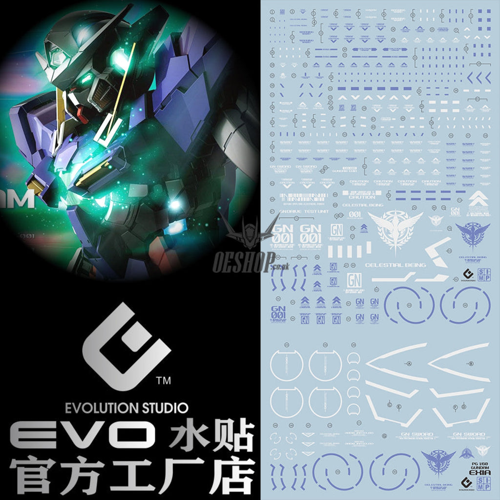 Evo - E-Pg17 (Uv) Pg Gundam Exia Evolution Studio Decals