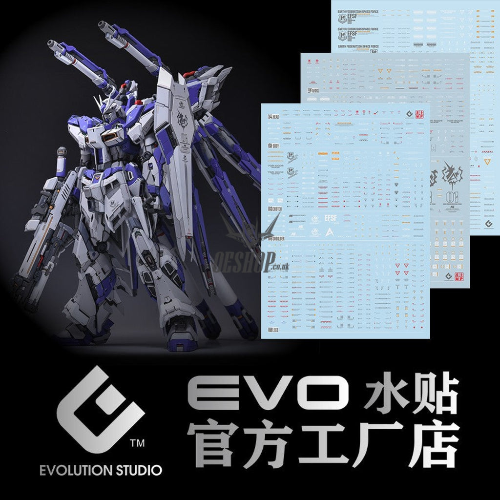 EVO - YJL 1/100 RX-93-v2 Hi-v Gundam Conversion Kit GK-1 Evolution Studio Decals Evolution Studio 10.46 OEShop