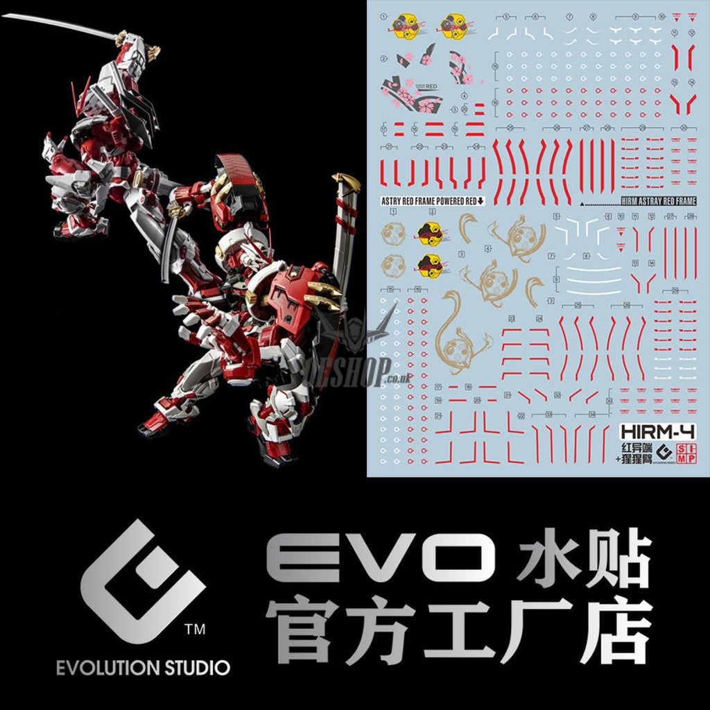 Evo - Hirm-4 (Uv) Hirm Astray Red Frame+Powered Evolution Studio Decals