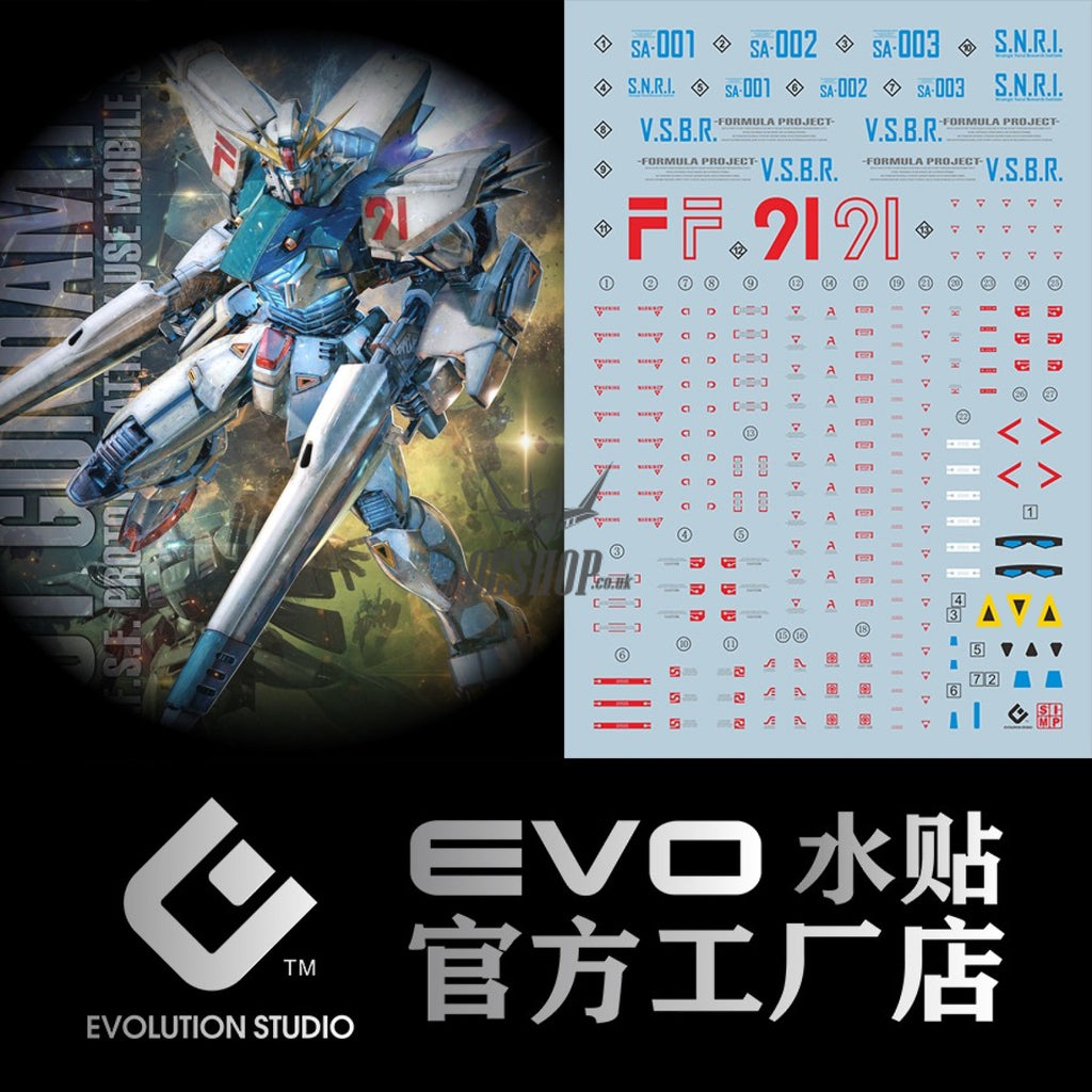 EVO - MG F91 Gundam F91 2.0 E-MG201 Evolution Studio Decals Evolution Studio 3.59 OEShop