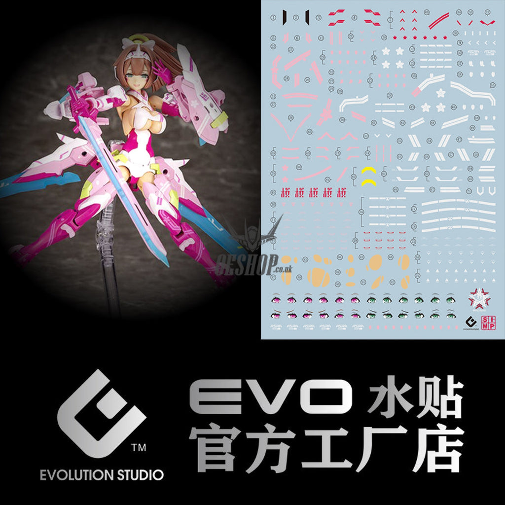 Evo - Sp-So Frame Arms Girl Megami Device Asra Archer Ouki Evolution Studio Decals
