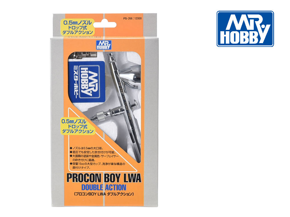 GSI Mr Procon PS-266 Boy LWA Double Action Airbrush 0.5mm nozzle  4973028517811 – OEShop