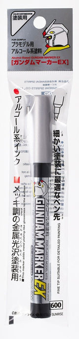 GSI Mr.Hobby XGM100 600 Gundam Marker EX Gundam Plated Silver