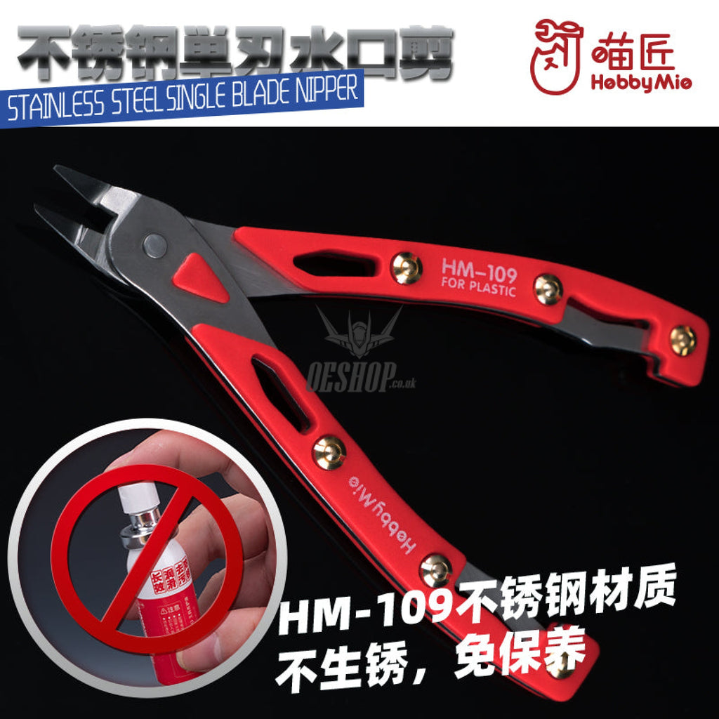 Hobbymio Hm-109 Stainless Steel Single Blade Nipper Nippers