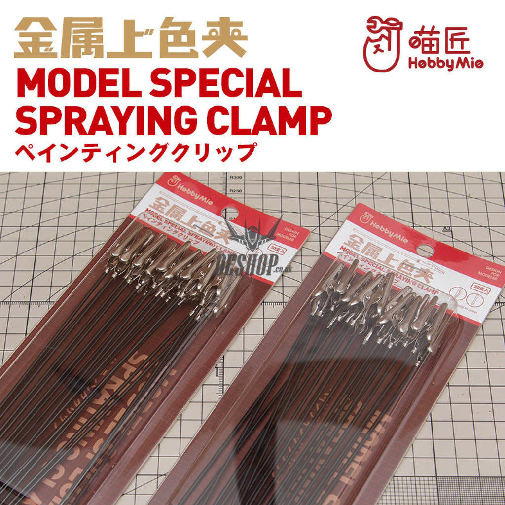 Hobbymio Model Special Spraying Clamp (Metal Head) 20 Clamps