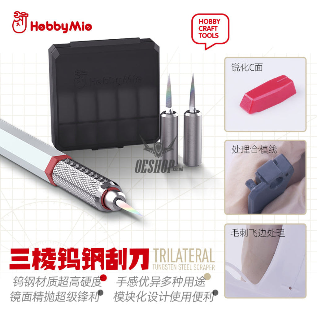 Hobbymio Trilateral Three Edged Tungsten Steel Scraper For Hmk-07/ Hmk-08 Scribing Tools