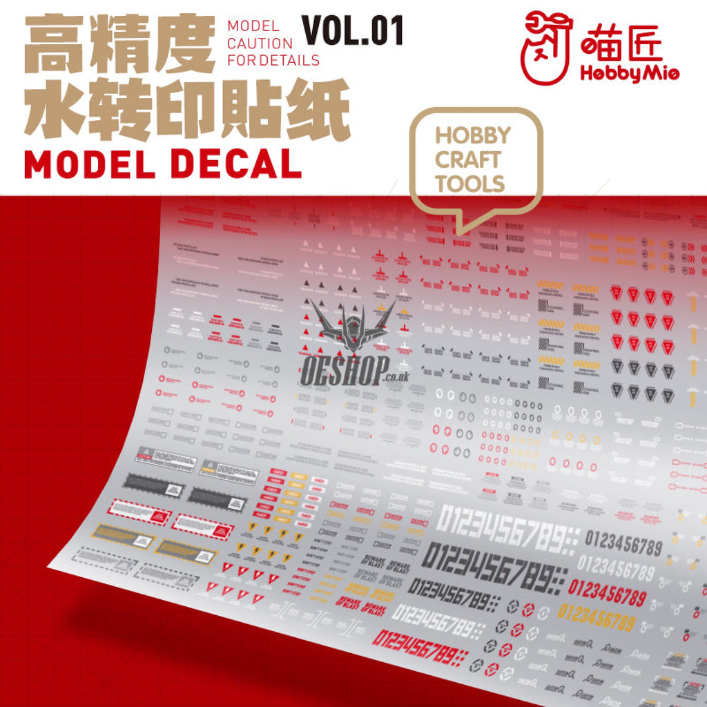 Hobbymio Vol.01 Model Decals Generic Pattern With Uv Options