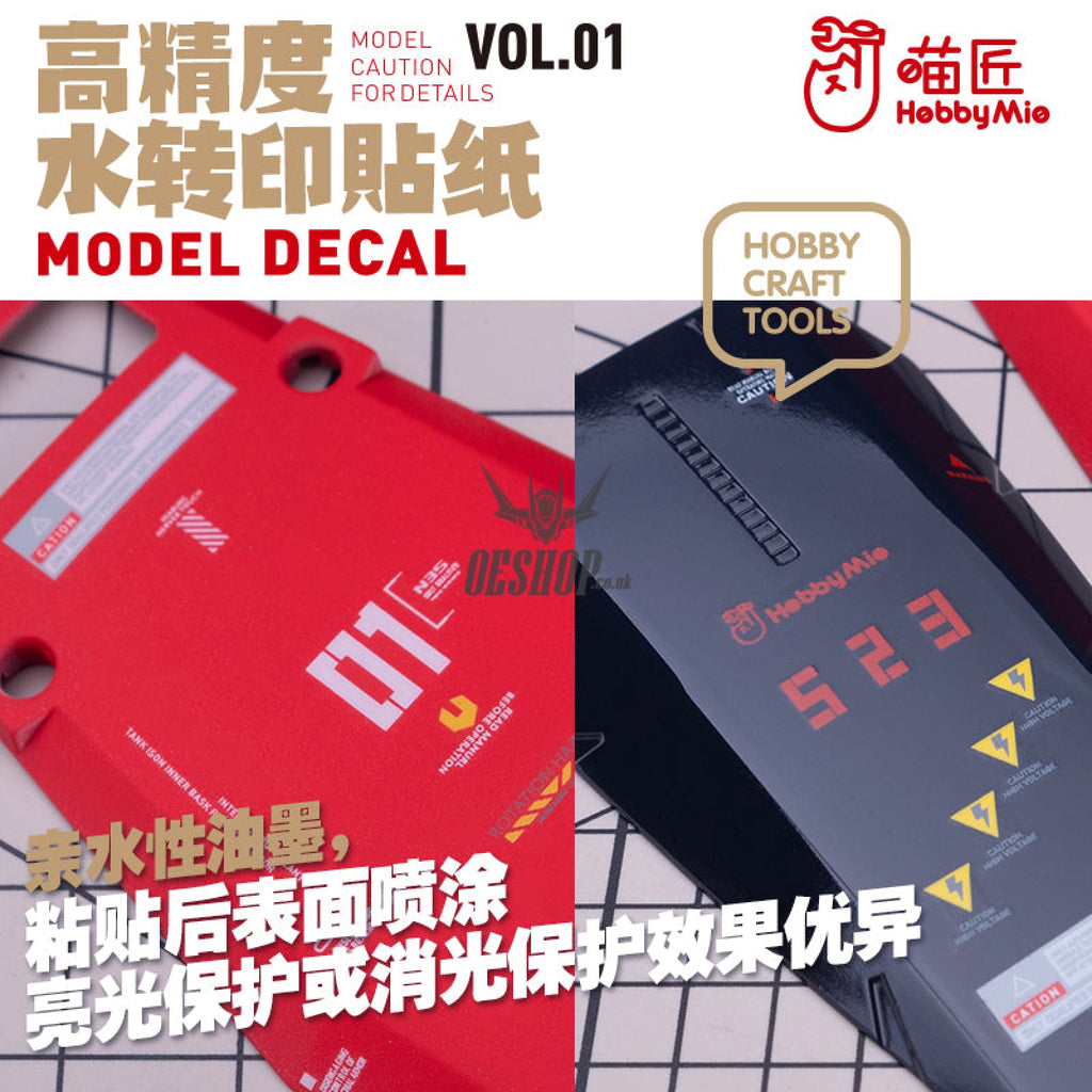 Hobbymio Vol.01 Model Decals Generic Pattern With Uv Options